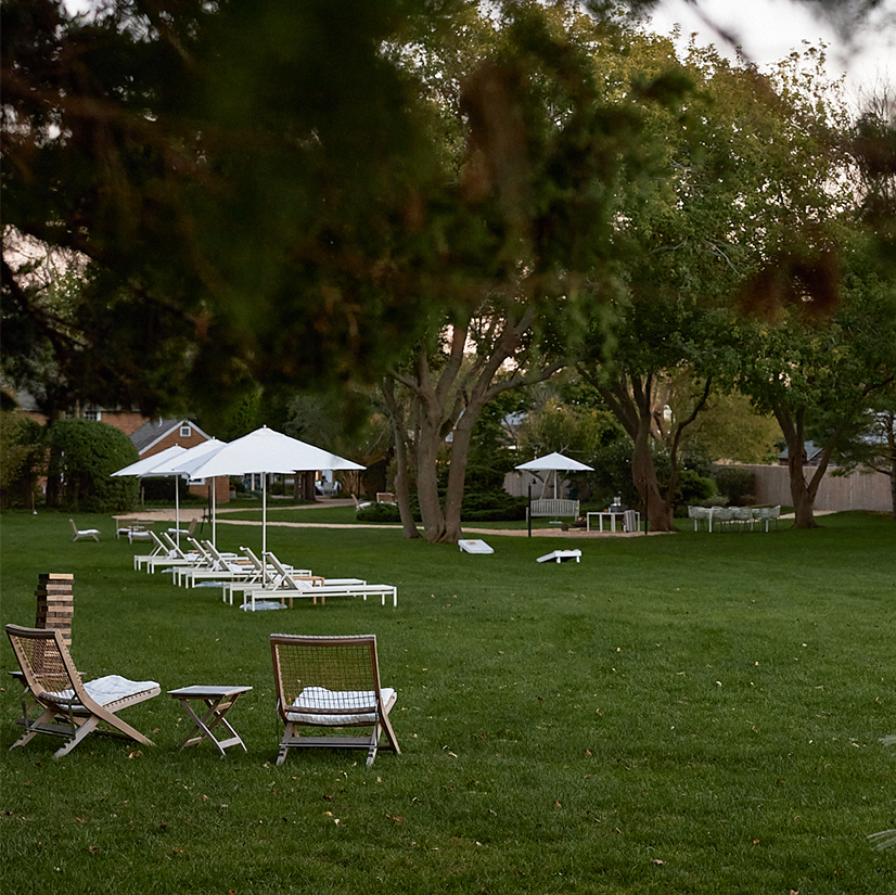 The Roundtree Amagansett Lounge area